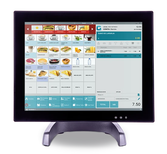 software faturação cafés
