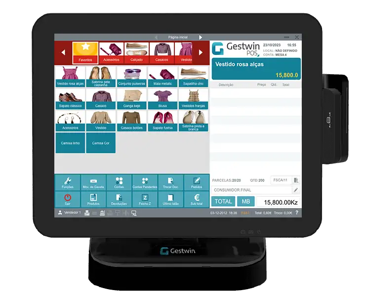 Software de faturação para lojas de roupa, Prontos a vestir, Sapatarias, Perfumarias, Acessórios, Retrosarias